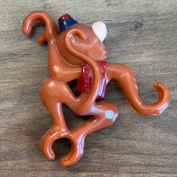 VINTAGE Mattel Disney ABU MONKEY Aladdin Toy Figure PVC Cake Topper Barbie 1992 - Picture 7 of 7